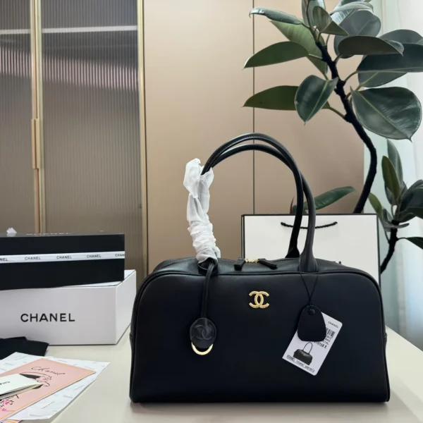 Chanel Lambskin Bowling Bag