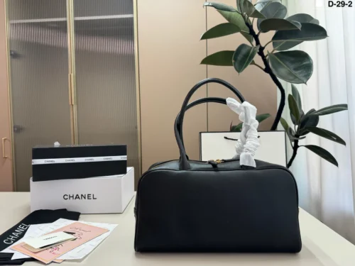 Chanel Lambskin Bowling Bag