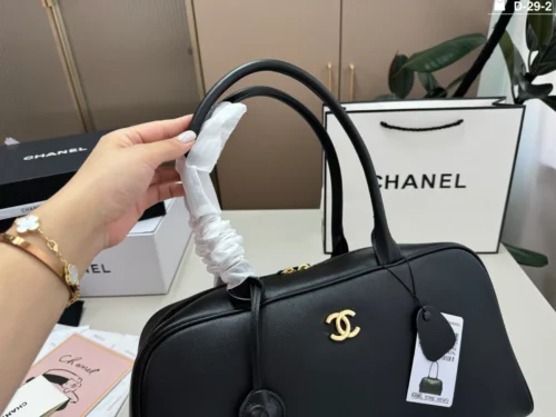 Chanel Lambskin Bowling Bag