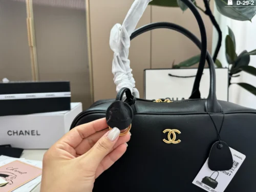 Chanel Lambskin Bowling Bag