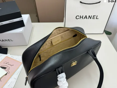 Chanel Lambskin Bowling Bag