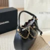Chanel Black Chain Calfskin Crossbody Bag