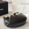 Chanel Black Chain Calfskin Crossbody Bag