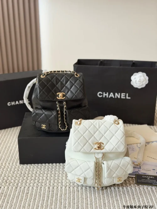 Chanel Duma Small Quilted Leather Bag