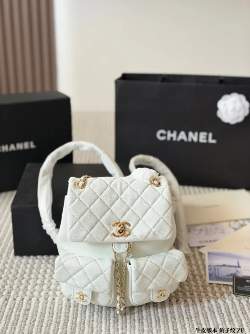 Chanel Duma Small Quilted Leather Bag