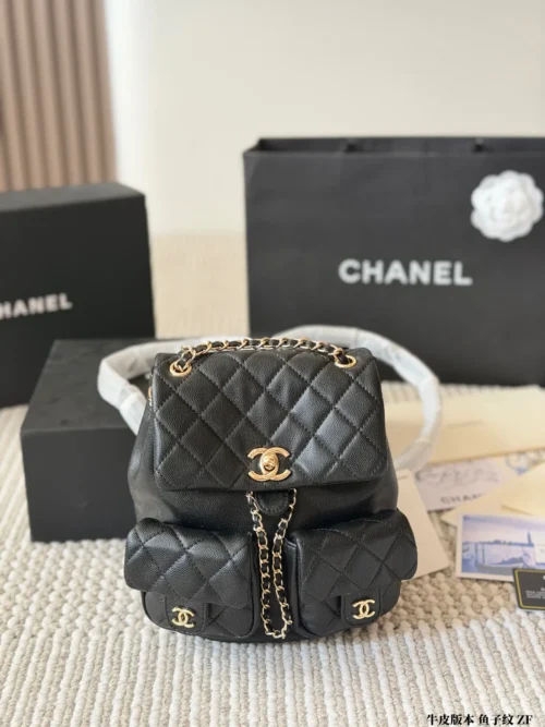 Chanel Duma Small Quilted Leather Bag