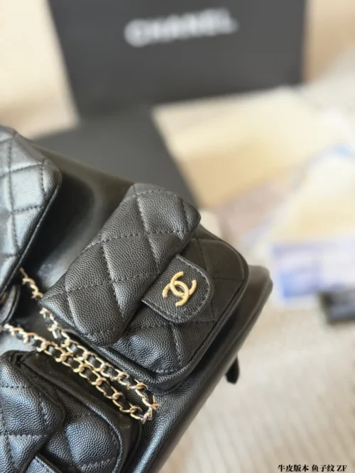 Chanel Duma Small Quilted Leather Bag