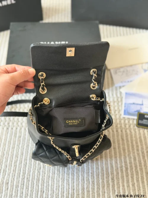 Chanel Duma Small Quilted Leather Bag