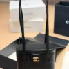 Chanel Vanity Black Calfskin Vanity Bag