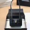 Chanel Vanity Black Calfskin Vanity Bag