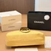 Chanel Deauville Black Chain Leather Wallet