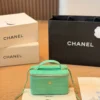 Chanel Croc-Embossed Vanity Bag Style 0150