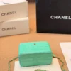 Chanel Croc-Embossed Vanity Bag Style 0150