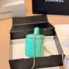 Chanel Croc-Embossed Vanity Bag Style 0150
