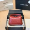 Chanel Classic Flap Black Quilted Lambskin Top Handle Bag