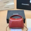 Chanel Classic Flap Black Quilted Lambskin Top Handle Bag