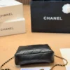 Chanel Classic Flap Black Quilted Lambskin Top Handle Bag