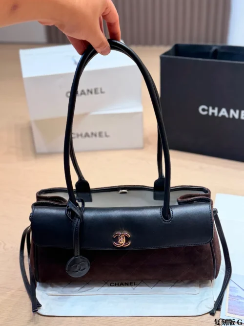 Chanel Small Calfskin Baguette Bag
