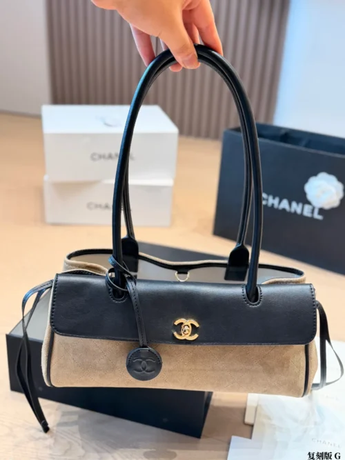 Chanel Small Calfskin Baguette Bag Style 0164