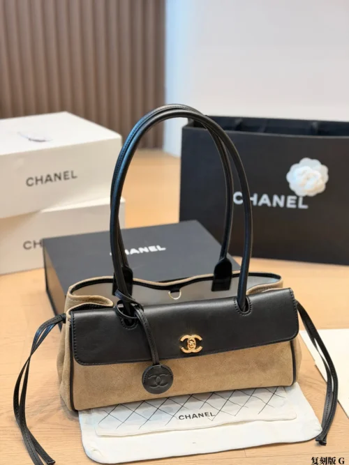 Chanel Small Calfskin Baguette Bag Style 0164