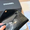 Chanel Black Chain Leather Clutch Bag