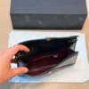 Chanel Black Chain Leather Clutch Bag