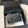 Chanel Classic Flap Quilted Leather Vanity Bag Style 0186
