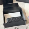Chanel Classic Flap Quilted Leather Vanity Bag Style 0186