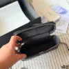 Chanel Classic Flap Quilted Leather Vanity Bag Style 0186