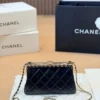 Chanel Classic Flap Black Quilted Calfskin Wallet