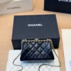 Chanel Classic Flap Black Quilted Calfskin Wallet