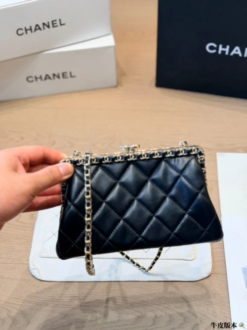 Chanel Classic Flap Black Quilted Calfskin Wallet