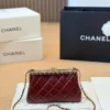 Chanel Classic Flap Black Quilted Calfskin Wallet Style 0188