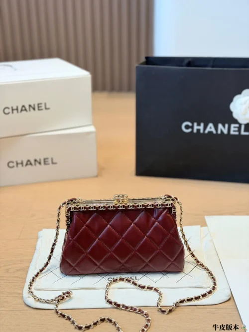Chanel Classic Flap Black Quilted Calfskin Wallet Style 0188