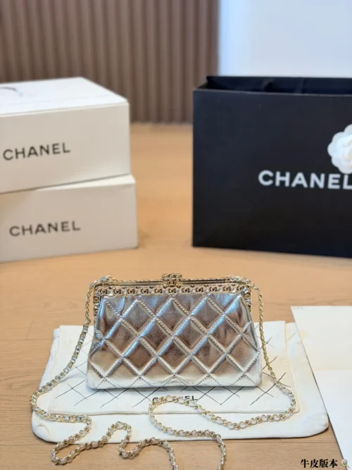 Chanel Classic Flap Black Quilted Calfskin Wallet Style 0188