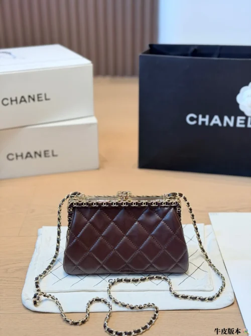 Chanel Classic Flap Black Quilted Calfskin Wallet Style 0188