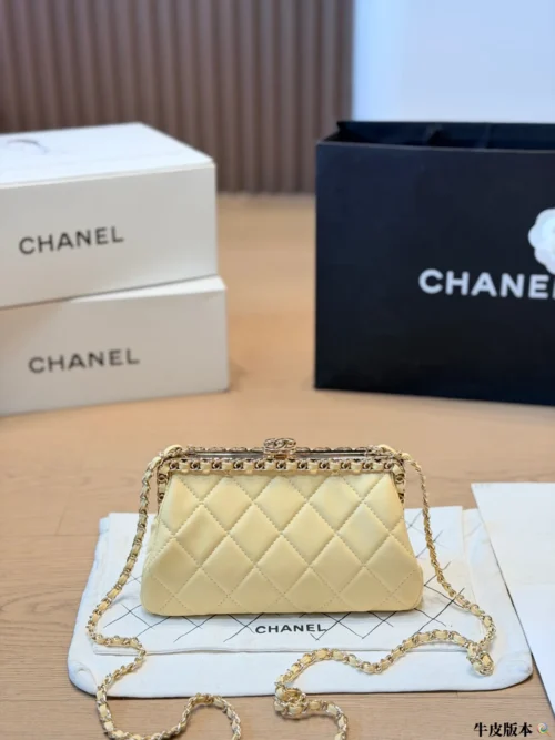 Chanel Classic Flap Black Quilted Calfskin Wallet Style 0188