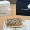 Chanel Classic Flap Black Quilted Calfskin Wallet Style 0188