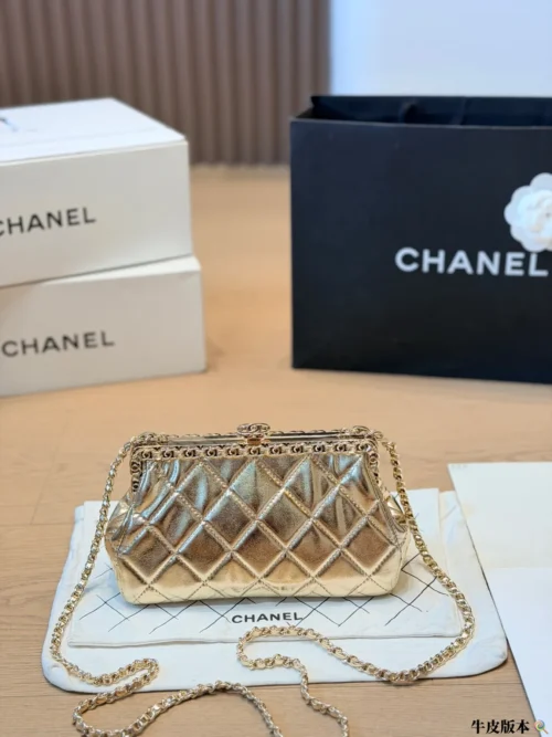 Chanel Classic Flap Black Quilted Calfskin Wallet Style 0188