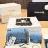Chanel Small Blue Chain Denim Bag