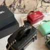 Chanel Croc-Embossed Vanity Bag