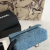 Chanel Classic Flap Quilted Denim Bag