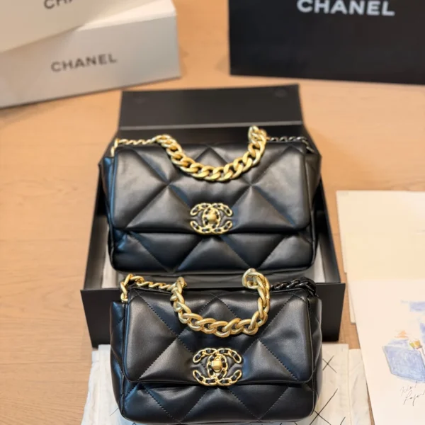 Chanel Classic Flap Black Quilted Lambskin Crossbody Bag