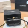 Chanel Classic Flap Black Quilted Lambskin Crossbody Bag