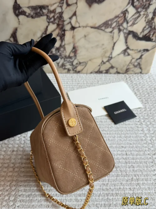 Chanel Classic Flap Quilted Leather Top Handle Bag