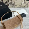 Chanel Classic Flap Quilted Leather Top Handle Bag