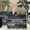 Dior Book Tote Embroidered Canvas Tote Bag