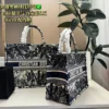 Dior Book Tote Embroidered Canvas Tote Bag