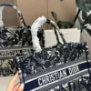 Dior Book Tote Embroidered Canvas Tote Bag