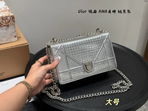 Dior Small Gold Chain Bag